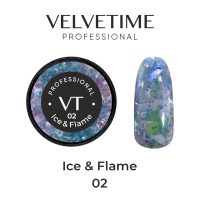 VELVET Декоративный гель Ice and Flame 02 (6g)
