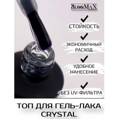 BlooMaX Top Crystal без л/с, 30 мл