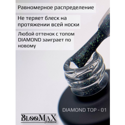BlooMaX Top Diamond 01gold, 12мл