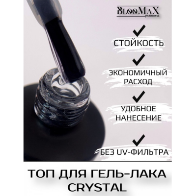 BlooMaX Top Crystal без л/с, 12мл