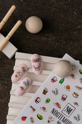 Наклейки для ногтей NOGTEMODA 104